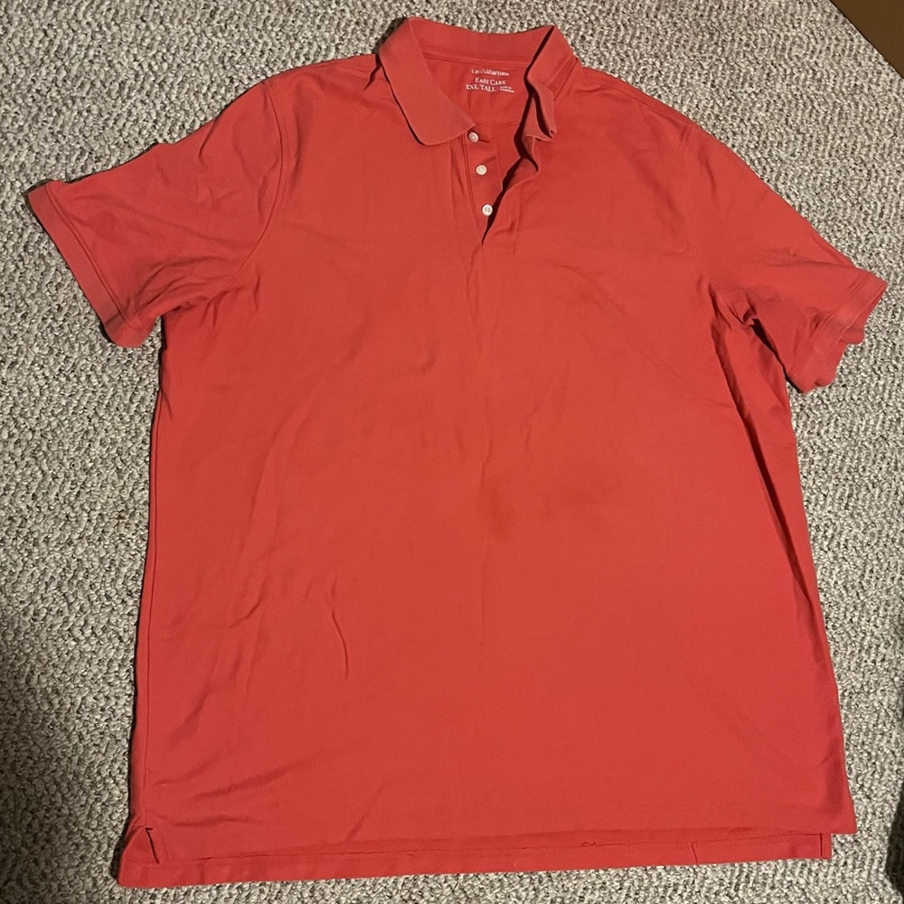 Croft & Barrow Easy Care Big and Tall Men’s Polo Salomon color XXL Tall